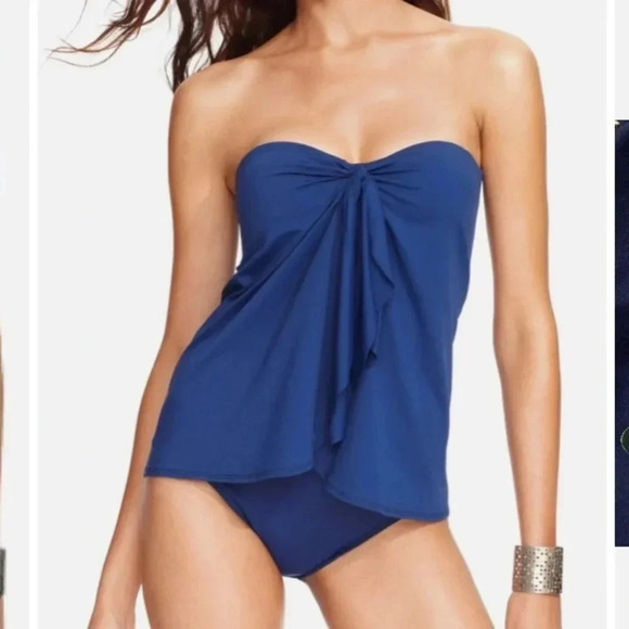 Ralph Lauren navy one piece swimsuit Size 6 - Picture 9 of 9